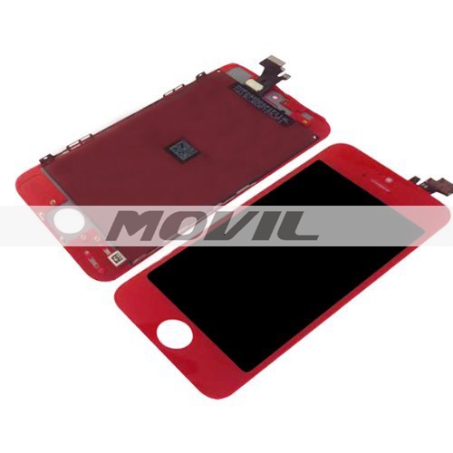 Replacement LCD Display and Touch Screen Digitizer for iPhone 5C red